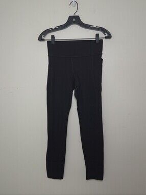 Girls All In Motion Black Everyday Soft High Rise Leggings Sz XL /14